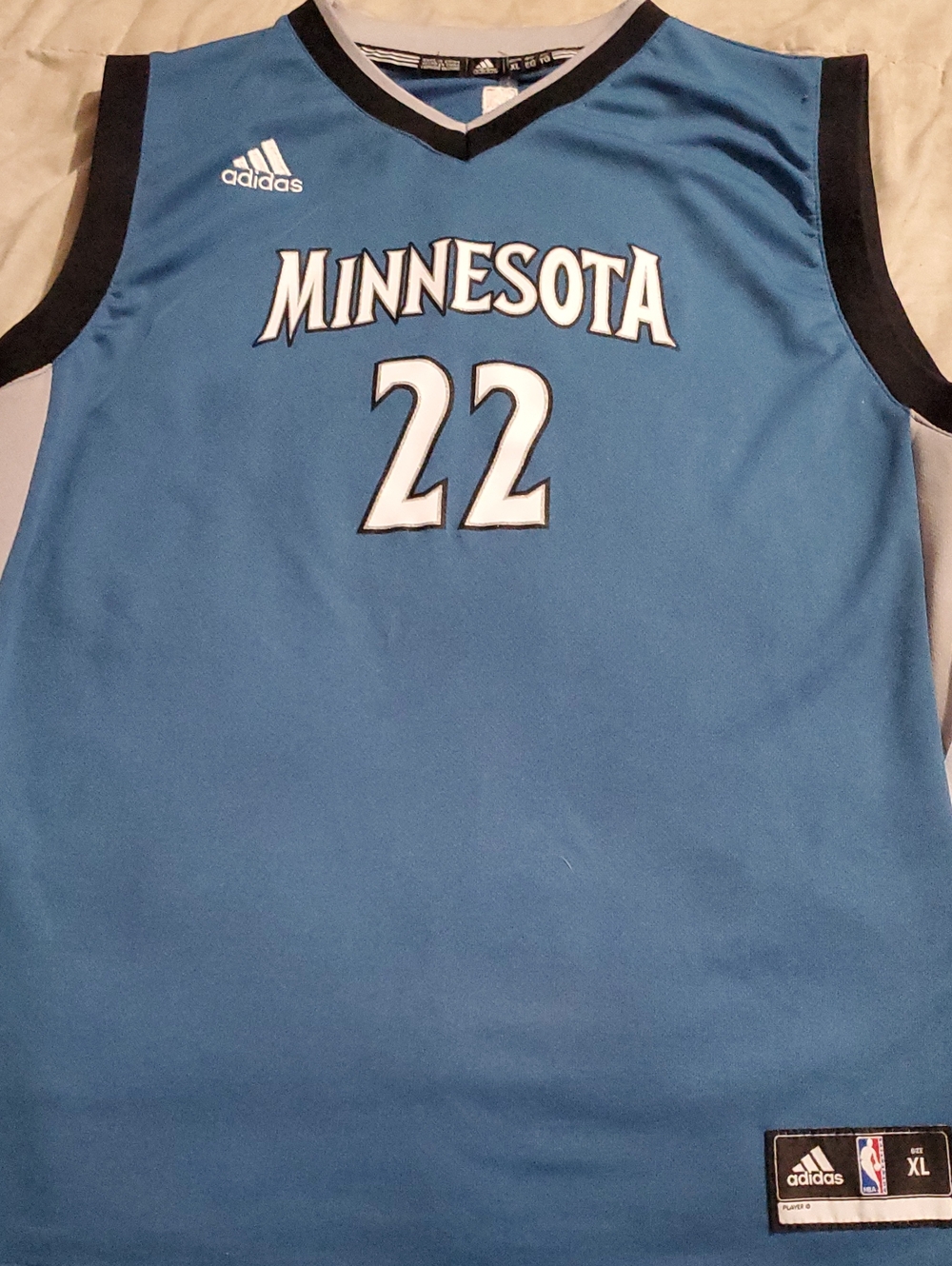 NBA Authentic Adidas Minnesota Timberwolves Andrew Wiggins Jersey...🏀